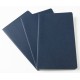 Блокнот Moleskine CAHIER JOURNAL QP317 Large 130х210мм обложка картон 80стр. клетка черный (3шт)