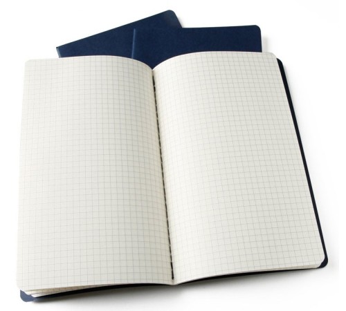 Блокнот Moleskine CAHIER JOURNAL QP317 Large 130х210мм обложка картон 80стр. клетка черный (3шт)
