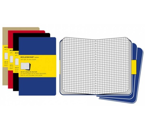 Блокнот Moleskine CAHIER JOURNAL QP322 XLarge 190х250мм обложка картон 120стр. клетка черный (3шт) Блокнот Moleskine CAHIER JOURNAL QP322 XLarge 190х250мм обложка картон 120стр. клетка черный (3шт)