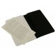 Блокнот Moleskine CAHIER JOURNAL QP312 Pocket 90x140мм обложка картон 64стр. клетка черный (3шт)