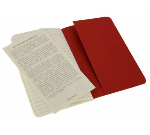 Блокнот Moleskine CAHIER JOURNAL CH111 Pocket 90x140мм обложка картон 64стр. линейка клюквенный (3шт) Блокнот Moleskine CAHIER JOURNAL CH111 Pocket 90x140мм обложка картон 64стр. линейка клюквенный (3шт)