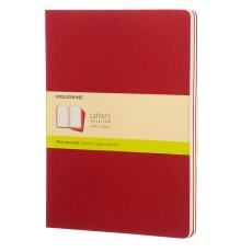 Блокнот Moleskine CAHIER JOURNAL CH123 XLarge 190х250мм обложка картон 120стр. нелинованный клюквенный (3шт)