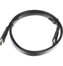 Кабель аудио-видео Buro HDMI 1.4 Flat HDMI (m)/HDMI (m) 1м. черный (BHP HDMI 1)