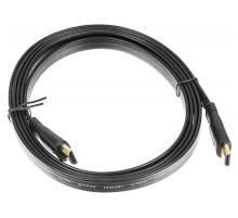 Кабель аудио-видео Buro HDMI 1.4 Flat HDMI (m)/HDMI (m) 2м. черный (BHP HDMI 2)