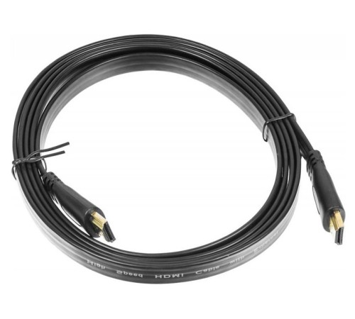 Кабель аудио-видео Buro HDMI 1.4 Flat HDMI (m)/HDMI (m) 2м. черный (BHP HDMI 2) Кабель аудио-видео Buro HDMI 1.4 Flat HDMI (m)/HDMI (m) 2м. черный (BHP HDMI 2)