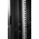 Шкаф серверный ЦМО (ШТК-МП-42.6.10-1ААА-9005) напольный 42U 600x1000мм пер.дв.стекл задн.дв.спл.стал.лист 2 бок.пан. 1350кг черный 785мм 165кг 180град. 42мм