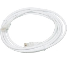 Патч-корд Lanmaster UTP LAN-PC45/U5E-3.0-WH вилка RJ-45-вилка RJ-45 кат.5е 3м белый LSZH (уп.:1шт)