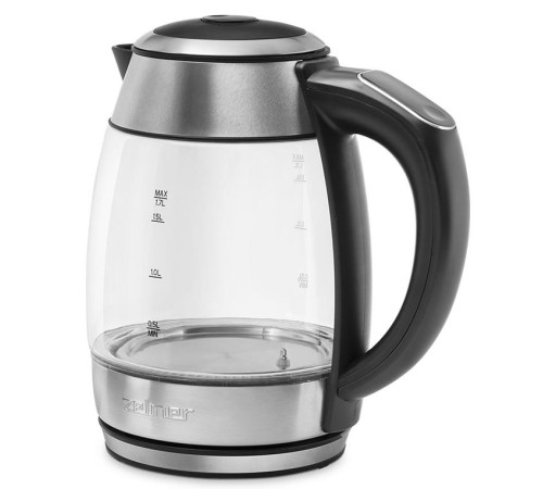 Чайник ZCK8030 GLASS/INOX ZELMER