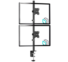 ONKRON D208e-b чёрный {Для мониторов диагональю 13"-34" Максимальная нагрузка: 2х8 кг (17.6 lbs) VESA: 75x75, 100х100мм}
