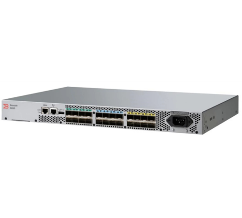 Коммутатор Brocade G610 24 ports/24 activated FC switch, incl 24x32Gb SFP+ transceivers (analog DS-6610B, SN3600B, SNS2624, DB610S) with free Ent Bundle (BR-G610-24-32G_EB)