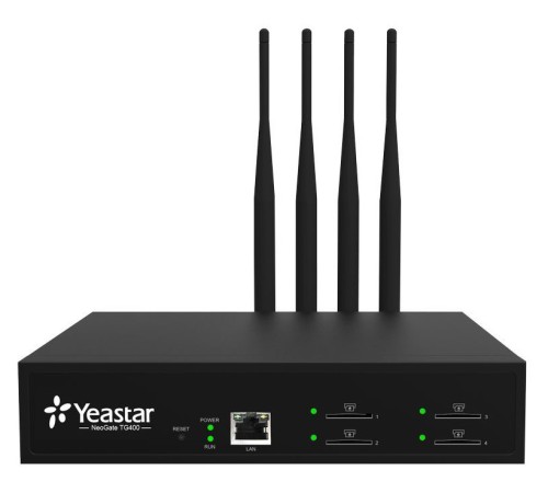 Шлюз IP Yeastar TG400 черный Шлюз IP Yeastar TG400 черный