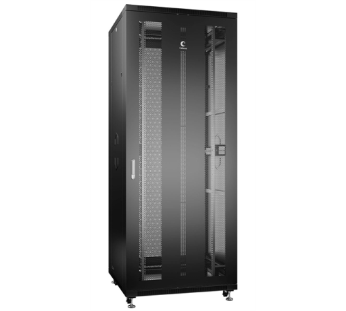 Cabeus ND-05C-42U80/100-BK Шкаф монтажный  19" напольный для распр. и серверного оборудования 42U 800x1000x2055mm (ШхГхВ) передняя и задняя перфорир. двери (ND-05C-42U80/100-BK)