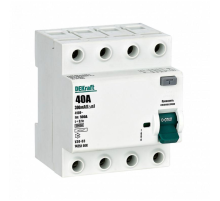 Выключатель дифференциального тока (УЗО) 4п 40А 300мА тип AC 6кА УЗО-03 DEKraft 14251DEK