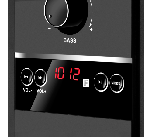 SVEN MS-1821, черный,  акустическая система 2.1, (44 Вт, Bluetooth, пульт, дисплей, FM, USB, SD) Sven SV-020774