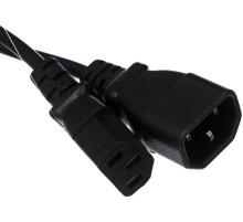 Кабель монитор - компьютер (UPS -> устройство) 220V {IEC-320-C13/C14}  <TP020-5.0-BK> 5,0м VCOM Telecom TP020-5.0-BK