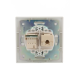 Розетка компьютерная + телефонная 2-м СП Mira RJ45 + RJ11 бел./бел. LEZARD 701-0202-143