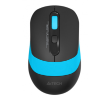 Мышь A4Tech Fstyler FG10S черный/синий оптическая (2000dpi) silent беспроводная USB для ноутбука (4b