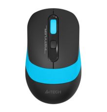 Мышь A4Tech Fstyler FG10S черный/синий оптическая (2000dpi) silent беспроводная USB для ноутбука (4b