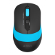 Мышь A4Tech Fstyler FG10S черный/синий оптическая (2000dpi) silent беспроводная USB для ноутбука (4b