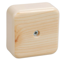 Iek UKO10-050-050-020-K34 Коробка КМ41206-04 распаячная для о/п 50х50х20 мм сосна (4 клеммы 3мм2)