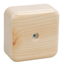 Iek UKO10-050-050-020-K34 Коробка КМ41206-04 распаячная для о/п 50х50х20 мм сосна (4 клеммы 3мм2)
