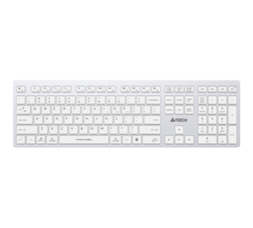 Клавиатура A4Tech Fstyler FBX50C белый USB беспроводная BT/Radio slim Multimedia (FBX50C WHITE)