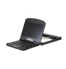 KVM-консоль ATEN CL3800NW-ATA-RG для рэкового шкафа 19", выдвижная, Dual Rail, экран 18.5", Full HD, кабель 1.8 ATEN CL3800NW