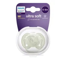 Пустышка ultra soft, листочки, 0-6 мес., 1 шт. Philips Пустышка ultra soft, листочки, 0-6 мес., 1 шт. (SCF092/02)