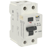 Выключатель дифференциального тока (УЗО) 2п 63А 30мА тип AC ВДТ R10N ARMAT IEK AR-R10N-2-063C030