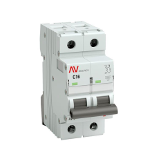 EKF mcb6-2-16C-av Выключатель автоматический AV-6 2P 16A (C) 6kA EKF AVERES