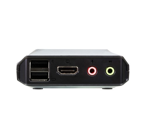 KVM-переключатель ATEN CS22H [CS22H-AT] кабельный, 2 порта, USB, 4K HDMI, пульт удаленного переключения порта ATEN CS22H