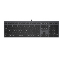 Клавиатура A4Tech Fstyler FX50 серый USB slim Multimedia (FX50 GREY) [FX50 GREY]