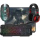 Наушники с микрофоном Defender Target MKP-350 черный/красный 1.8м накладные оголовье (52350)