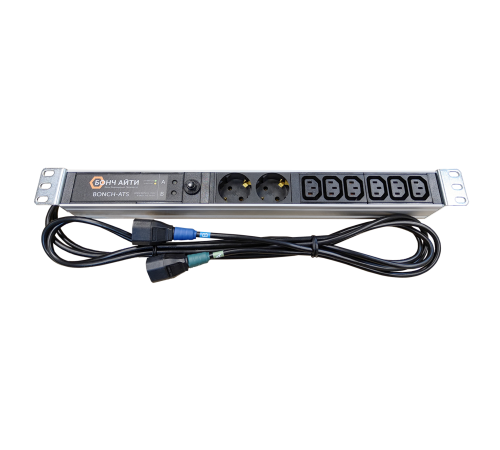 Блок розеток с АВР BONCH-ATS/PDU 8A-2S/6C13-C14/C14