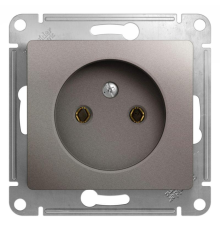 Systeme electric GSL001241 GLOSSA РОЗЕТКА без заземления,16А, 250В, механизм, ПЛАТИНА