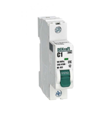 Выключатель автоматический модульный 1п C 1А 6кА ВА-103 DEKraft 12264DEK