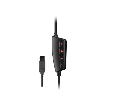 Гарнитура игровая проводная Dareu EH925 Black (черный), подсветка RGB, фиксированный микрофон с шумоподавлением, подключение USB, длина кабеля 2,2м