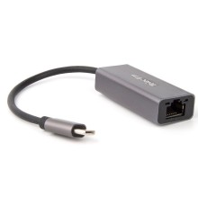 Кабель-переходник USB 3.1 Type-C -->RJ-45 1000Mbps Ethernet, Aluminum Shell, 0.15м Telecom <TU320M> VCOM Telecom USB 3.1 Type-C - RJ-45 (TU320M)