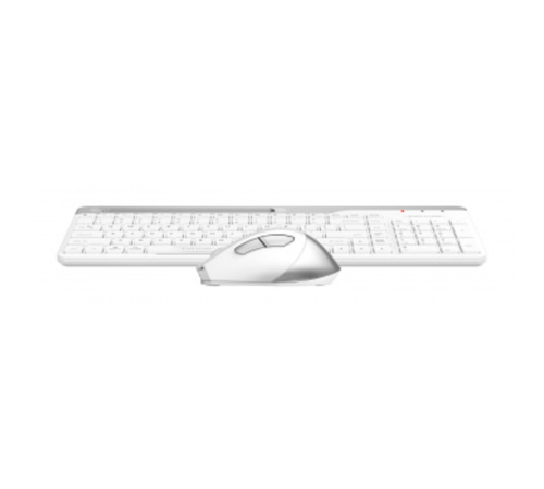 Клавиатура + мышь A4Tech Fstyler FB2535C клав:белый/серый мышь:белый/серый USB беспроводная Bluetoot