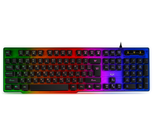 Игровая клавиатура KB-G8500 (104 кл, 12 Fn  функций, прозрач. корп.,подсв, мет. основание ) Sven KB-G8500 (SV-019709)