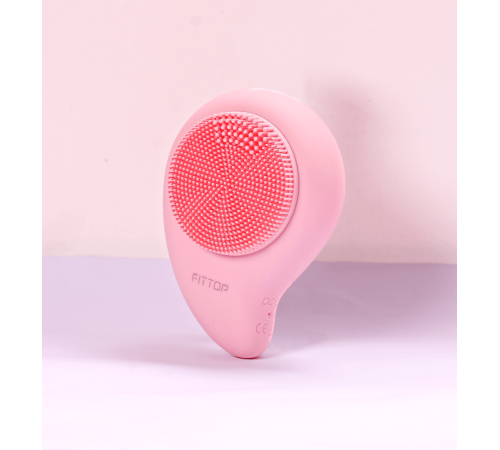 Многофункциональный массажер для чистки лица FITTOP L-Clear II, розовый