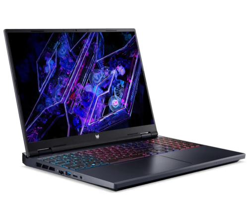 Ноутбук ACER Predator Helios Neo 16 PHN16-72-70EC черный 16"(2560x1600 (матовый) IPS)/Intel Core i7 14700HX(2.1Ghz)/16384Mb/1024PCISSDGb/noDVD/Ext:nVidia GeForce RTX4050(6144Mb)/Cam/BT/WiFi/65WHr/war 1y/2.4kg/NoOS Ноутбук ACER Predator Helios Neo 16 PHN16-72-70EC черный 16"(2560x1600 (матовый) IPS)/Intel Core i7 14700HX(2.1Ghz)/16384Mb/1024PCISSDGb/noDVD/Ext:nVidia GeForce RTX4050(6144Mb)/Cam/BT/WiFi/65WHr/war 1y/2.4kg/NoOS