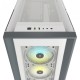 Корпус Corsair iCUE 5000X RGB белый/белый без БП ATX 3x120mm 4x140mm 1xUSB3.0 audio bott PSU