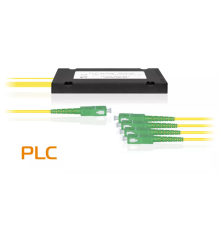 Делитель оптический планарный PLC-1x4, корпус, разъемы SC/APC