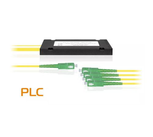 Делитель оптический планарный PLC-1x4, корпус, разъемы SC/APC