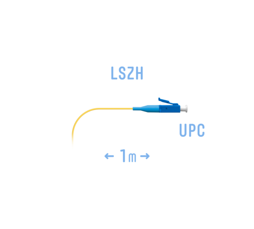 Пигтейл LC/UPC SM (0.9) 1m