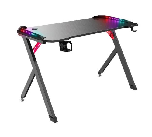 Стол GAMING SPIRIT RGB BLACK 64389 DEFENDER Стол GAMING SPIRIT RGB BLACK 64389 DEFENDER