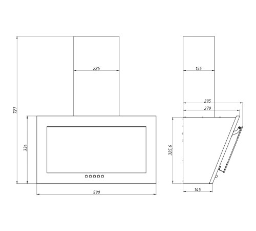 Вытяжка ELIKOR ELIKOR Коралл 60П-430-К3Д 266400