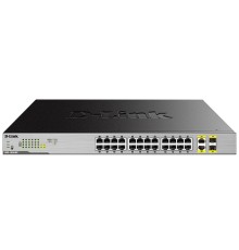 Коммутатор D-Link DGS-1026MP/A1A 24G 24PoE неуправляемый