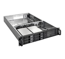 Exegate EX294284RUS Серверная платформа ExeGate Pro 2U660-HS06 <RM 19", высота 2U, глубина 660, Redundant БП 2x800W, 6xHotSwap, USB>